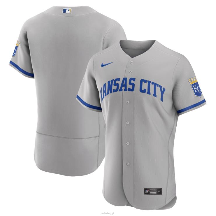 szara koszulka Kansas City Royals Nike 2022 Road Authentic mężczyźni 0J02V1250 MLB Jerseys