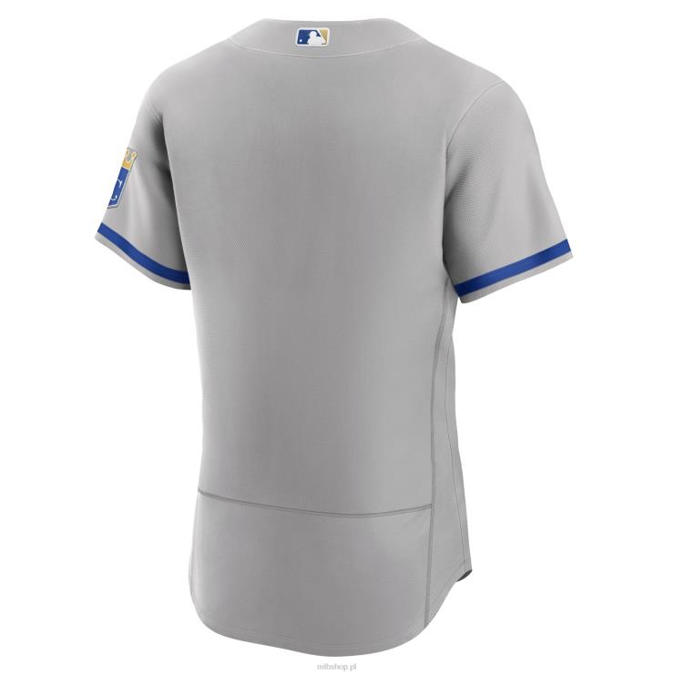 szara koszulka Kansas City Royals Nike 2022 Road Authentic mężczyźni 0J02V1250 MLB Jerseys