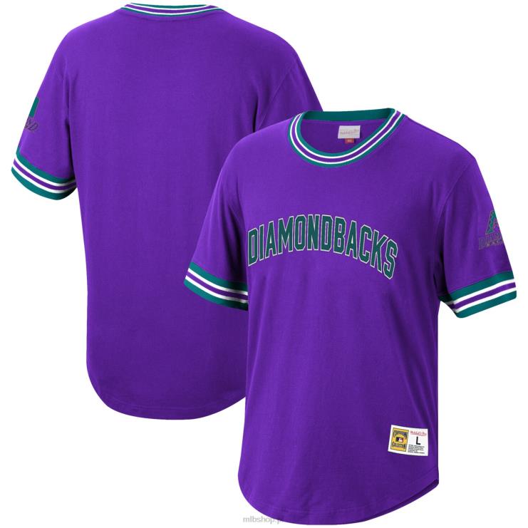 arizona diamondbacks mitchell & ness fioletowa koszulka z jerseyu z kolekcji cooperstown mężczyźni 0J02V1520 MLB Jerseys