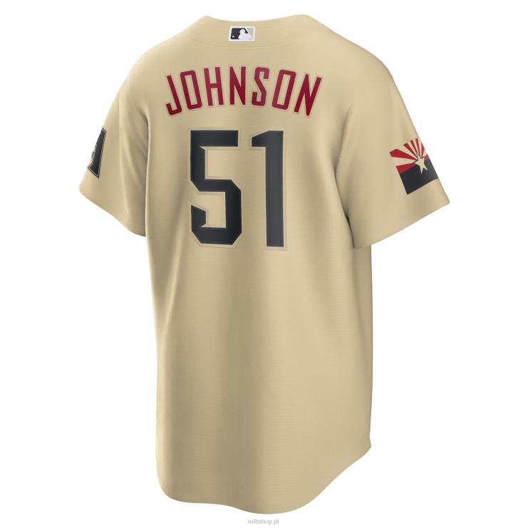 arizona diamondbacks randy johnson nike gold city connect replika koszulki gracza mężczyźni 0J02V728 MLB Jerseys