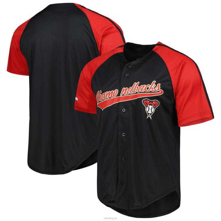 arizona diamondbacks szwy czerwony team zapinana na guziki replika raglanowej koszulki mężczyźni 0J02V936 MLB Jerseys