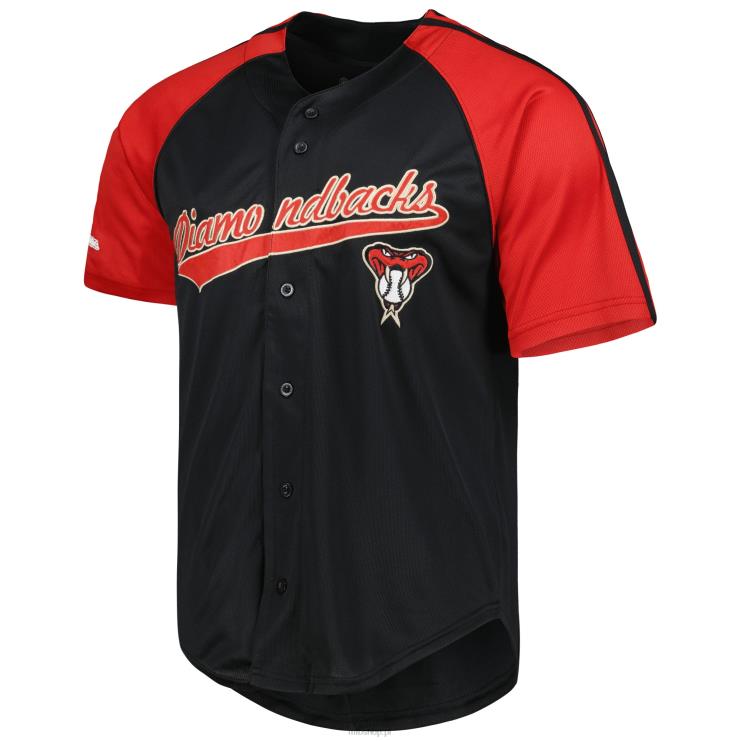 arizona diamondbacks szwy czerwony team zapinana na guziki replika raglanowej koszulki mężczyźni 0J02V936 MLB Jerseys