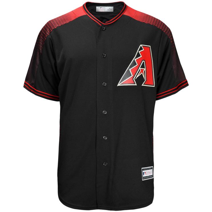 czarna replika koszulki drużyny arizona diamondbacks, duża i wysoka mężczyźni 0J02V1393 MLB Jerseys