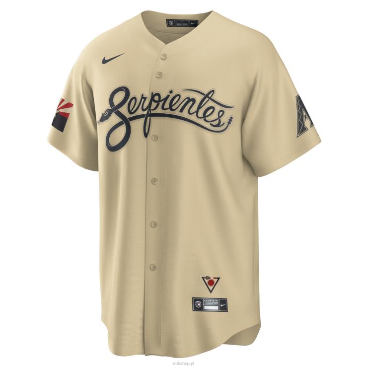 replika koszulki nike gold city connect arizona diamondbacks mężczyźni 0J02V306 MLB Jerseys