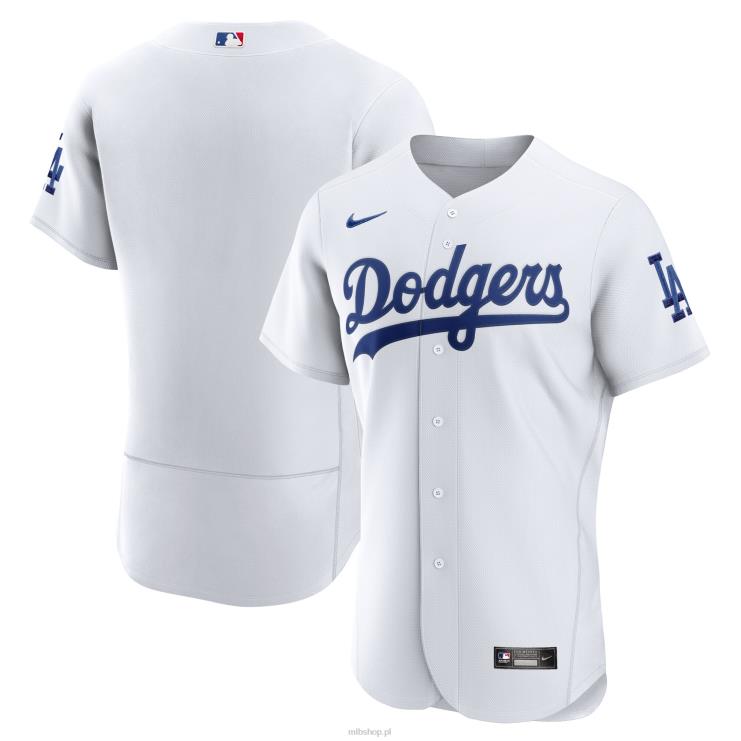 Biała autentyczna domowa koszulka drużyny Nike Dodgers Nike Dodgers mężczyźni 0J02V1143 MLB Jerseys