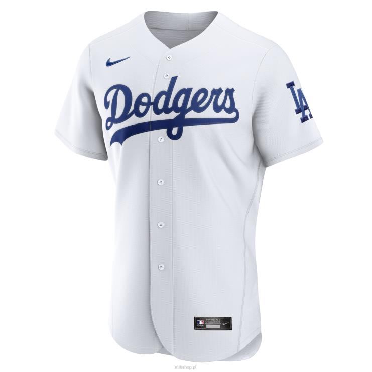 Biała autentyczna domowa koszulka drużyny Nike Dodgers Nike Dodgers mężczyźni 0J02V1143 MLB Jerseys