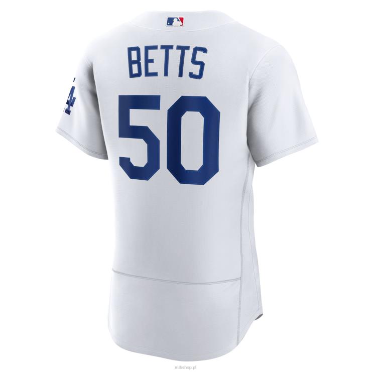 Biała autentyczna domowa koszulka gracza Los Angeles Dodgers Mookie Betts Nike mężczyźni 0J02V705 MLB Jerseys