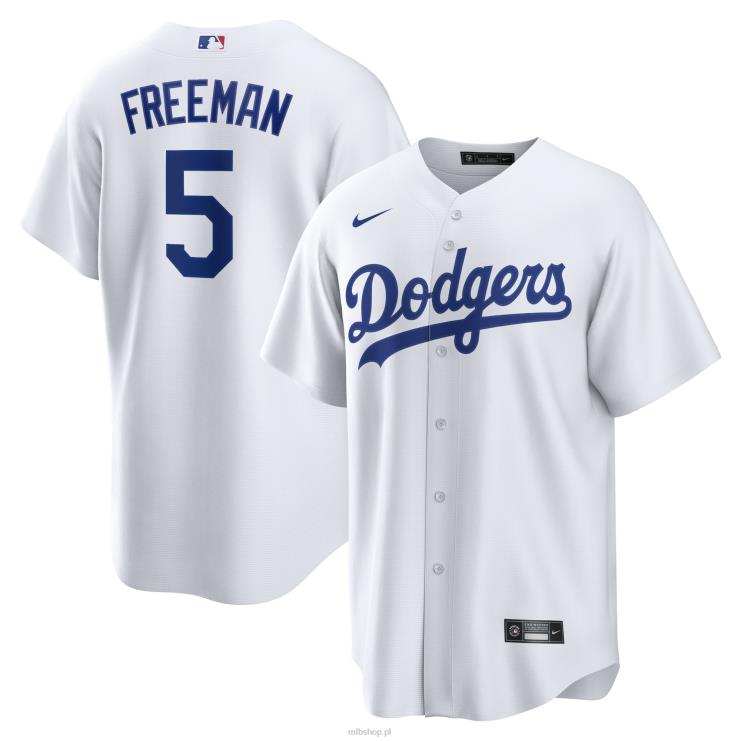 Biała replika koszulki gracza Nike Dodgers Freddie Freeman Nike mężczyźni 0J02V101 MLB Jerseys