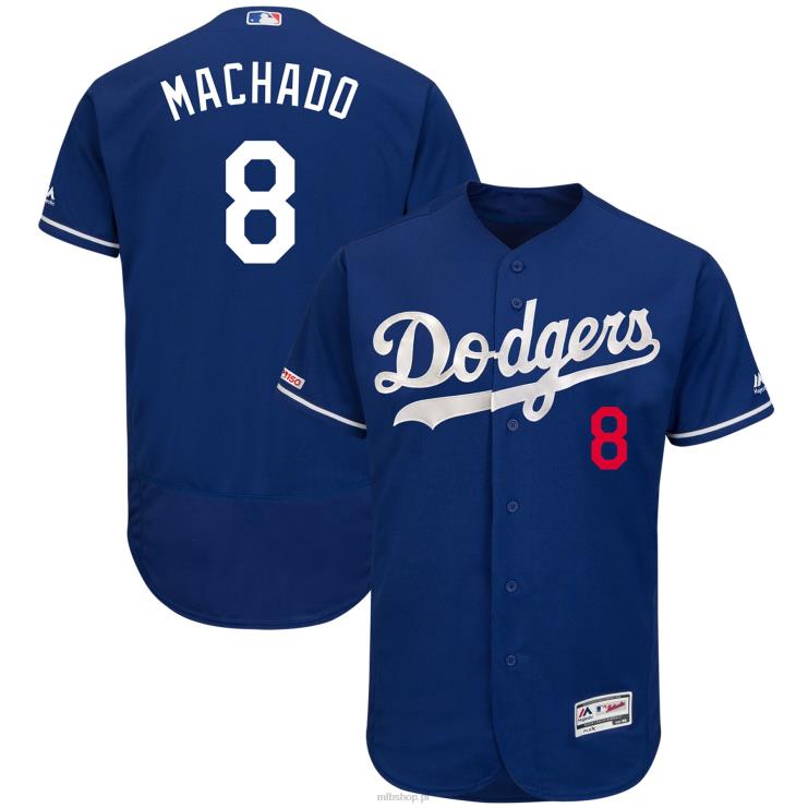 Koszulka Los Angeles Dodgers Manny Machado Majestic Royal Authentic Collection Flex Base Player mężczyźni 0J02V1205 MLB Jerseys