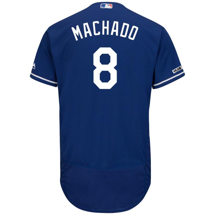 Koszulka Los Angeles Dodgers Manny Machado Majestic Royal Authentic Collection Flex Base Player mężczyźni 0J02V1205 MLB Jerseys