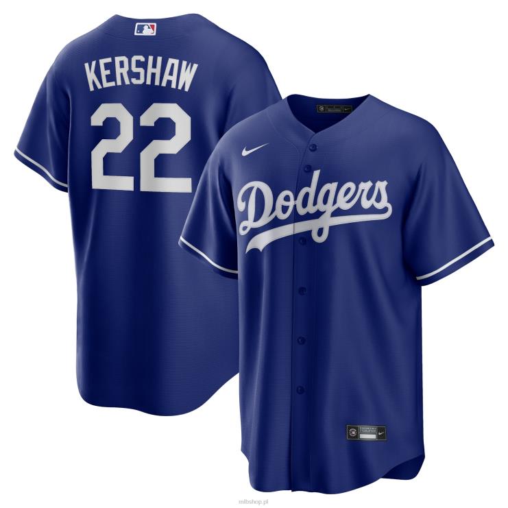 Los Angeles Dodgers Clayton Kershaw Nike Royal Alternatywna replika koszulki z nazwiskiem gracza mężczyźni 0J02V46 MLB Jerseys