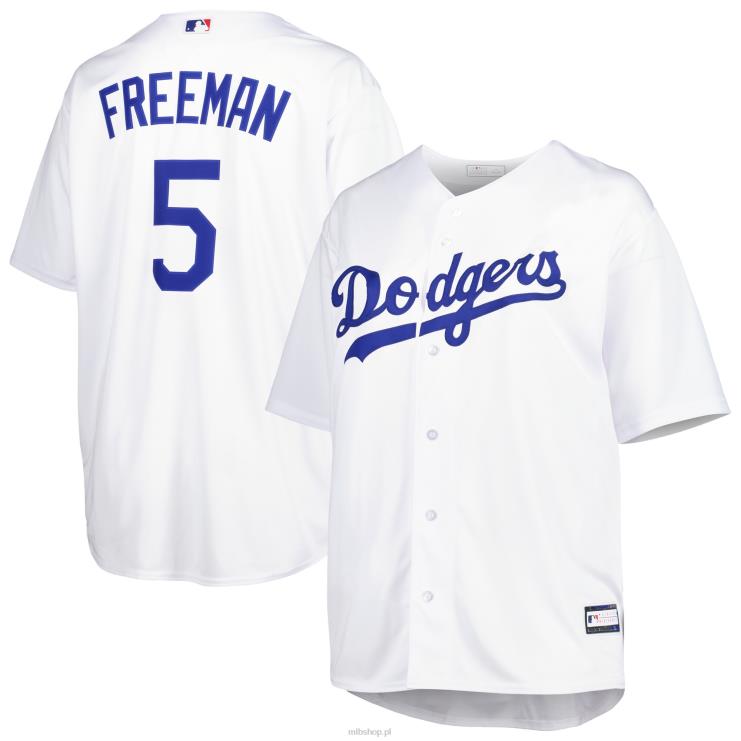 Los Angeles Dodgers Freddie Freeman Biała, duża i wysoka replika koszulki gracza mężczyźni 0J02V541 MLB Jerseys