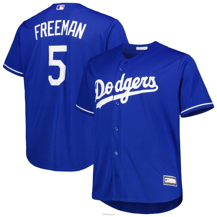 Los Angeles Dodgers Freddie Freeman Royal duża i wysoka replika koszulki gracza mężczyźni 0J02V540 MLB Jerseys