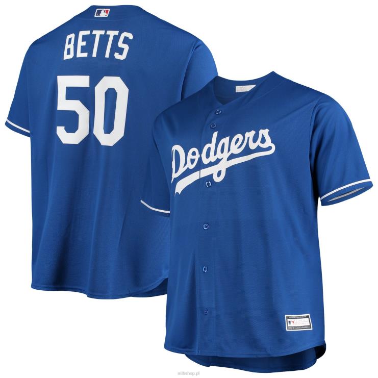 Los Angeles Dodgers Mookie Betts Majestic Royal duża i wysoka replika koszulki gracza mężczyźni 0J02V817 MLB Jerseys