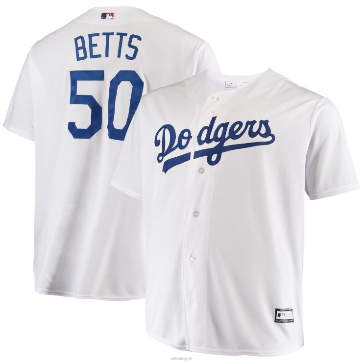 Los Angeles Dodgers Mookie Betts biała replika dużej i wysokiej koszulki gracza mężczyźni 0J02V815 MLB Jerseys