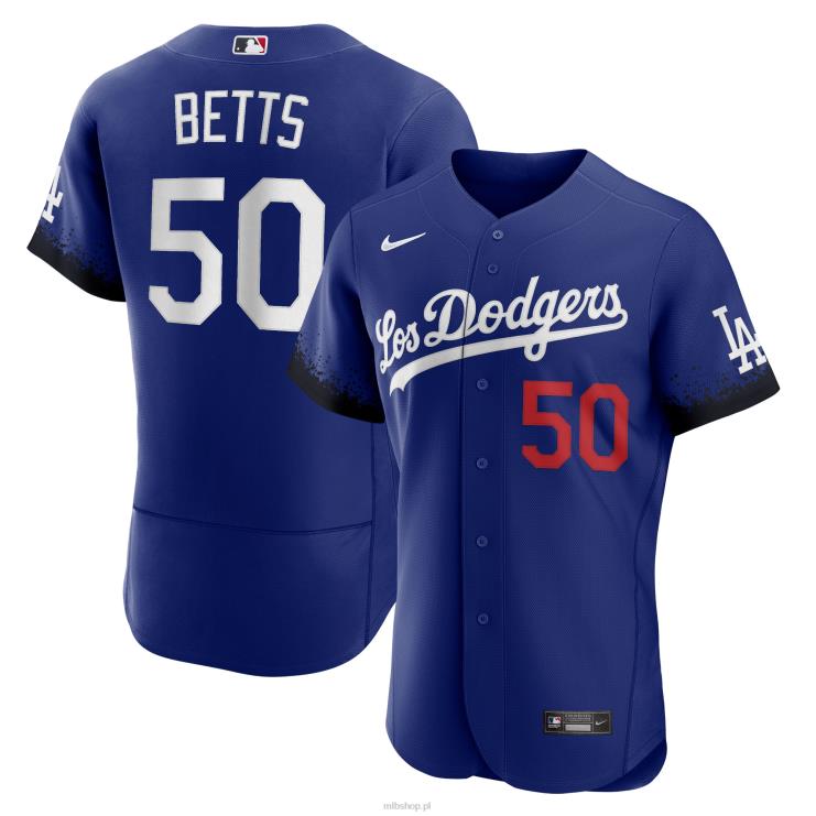 autentyczna koszulka gracza los angeles dodgers mookie betts nike royal city connect mężczyźni 0J02V838 MLB Jerseys