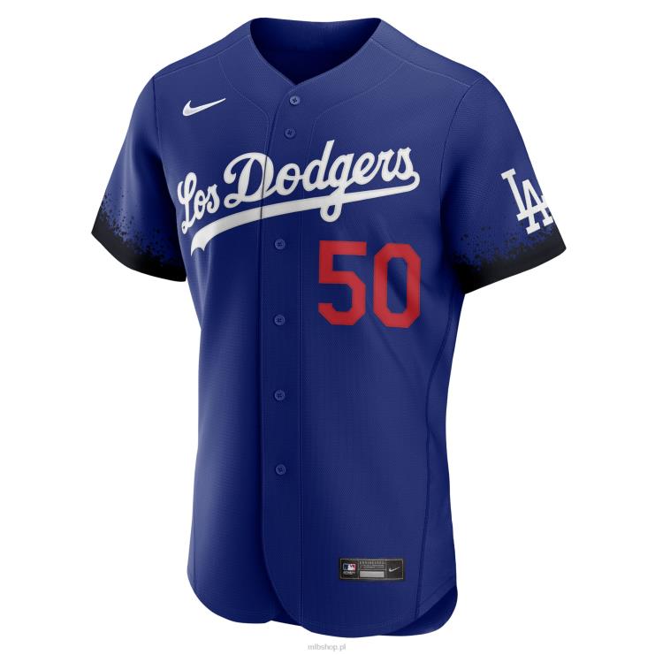 autentyczna koszulka gracza los angeles dodgers mookie betts nike royal city connect mężczyźni 0J02V838 MLB Jerseys