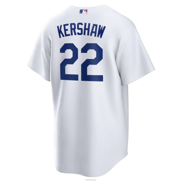 koszulka los angeles dodgers clayton kershaw nike biała domowa replika nazwiska gracza mężczyźni 0J02V45 MLB Jerseys