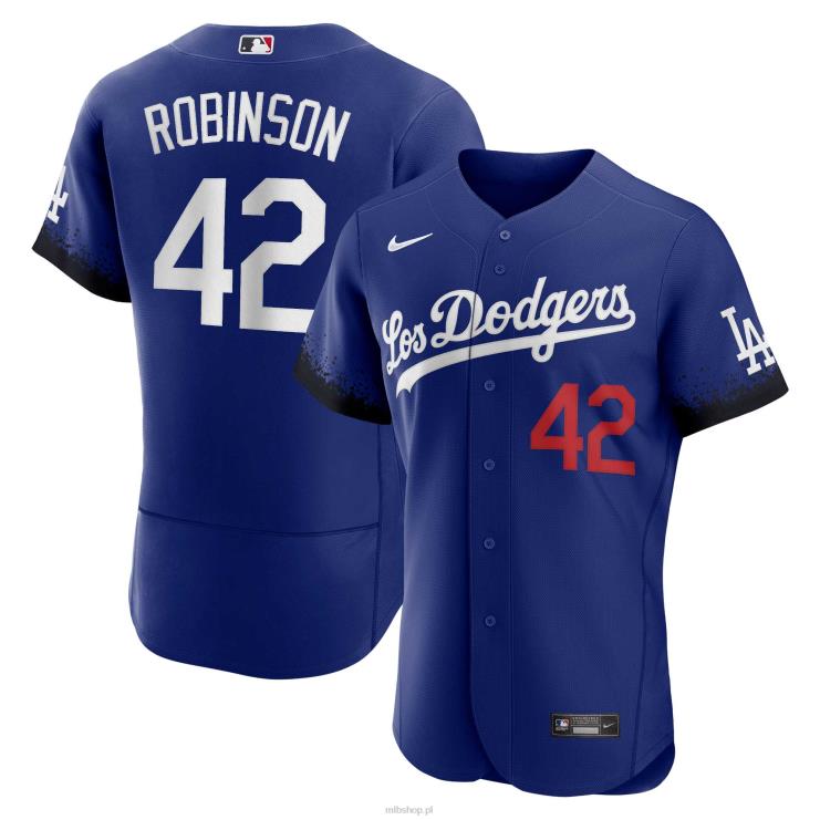 koszulka los angeles dodgers jackie robinson nike city connect autentyczna koszulka gracza mężczyźni 0J02V884 MLB Jerseys