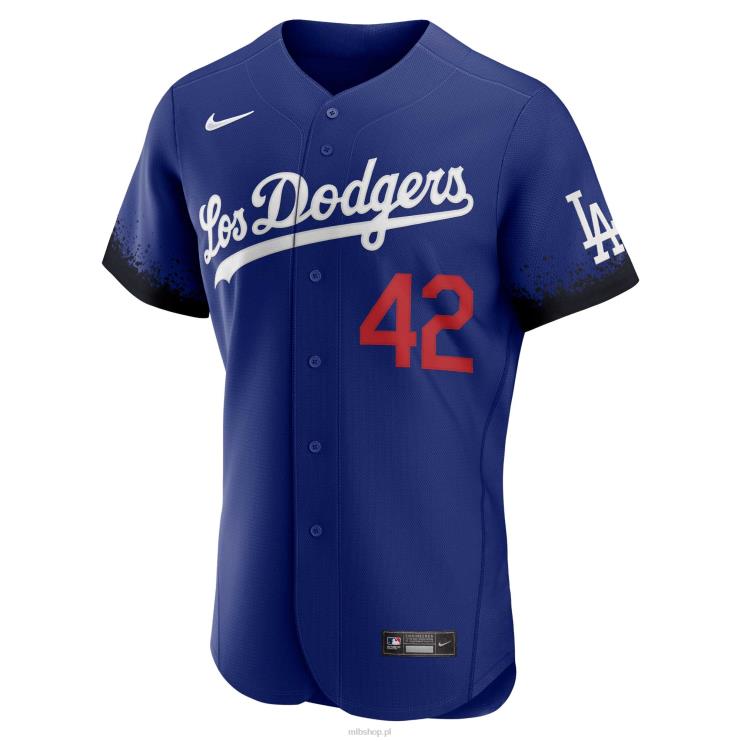 koszulka los angeles dodgers jackie robinson nike city connect autentyczna koszulka gracza mężczyźni 0J02V884 MLB Jerseys