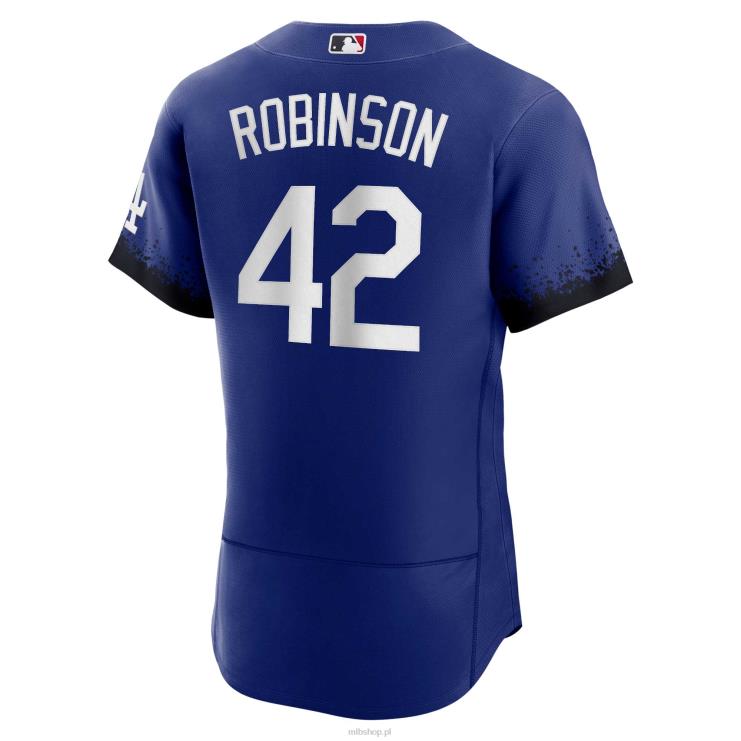 koszulka los angeles dodgers jackie robinson nike city connect autentyczna koszulka gracza mężczyźni 0J02V884 MLB Jerseys