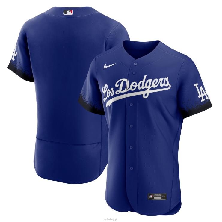 koszulka nike royal city connect los angeles dodgers w autentycznym stylu mężczyźni 0J02V1465 MLB Jerseys