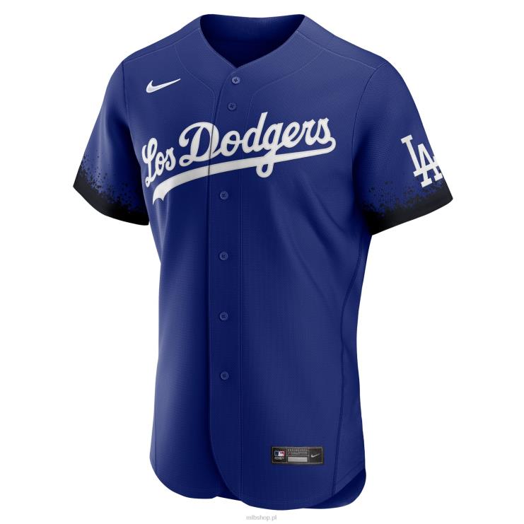 koszulka nike royal city connect los angeles dodgers w autentycznym stylu mężczyźni 0J02V1465 MLB Jerseys