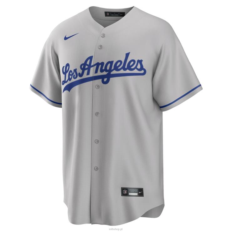 los angeles dodgers freddie freeman nike szara replika koszulki szosowej gracza mężczyźni 0J02V99 MLB Jerseys