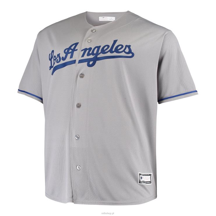 los angeles dodgers mookie betts szara duża i wysoka replika koszulki gracza mężczyźni 0J02V816 MLB Jerseys