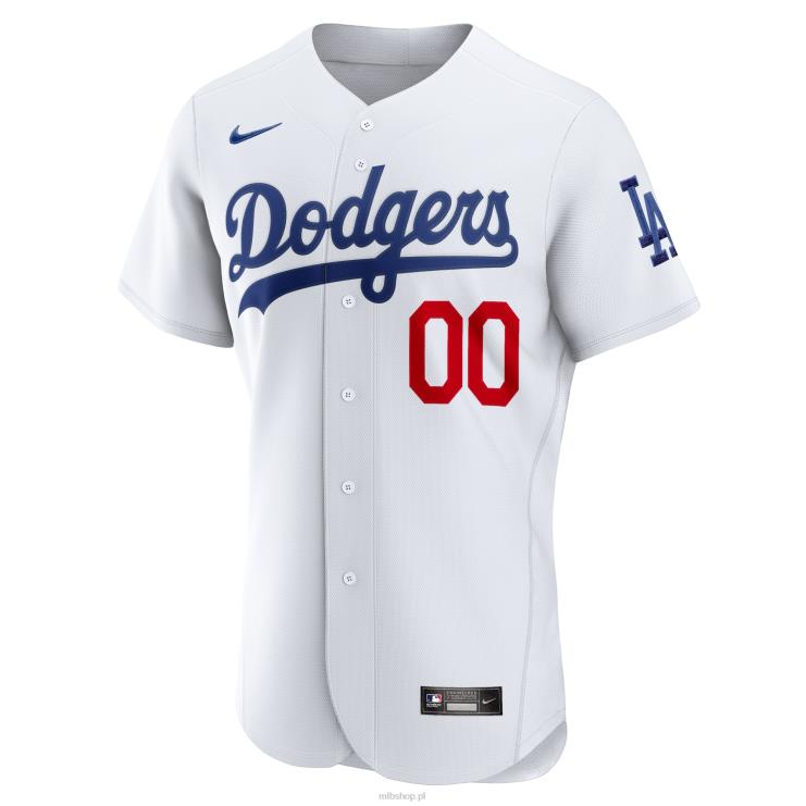 los angeles dodgers nike biała koszulka domowa z autentycznymi naszywkami mężczyźni 0J02V188 MLB Jerseys