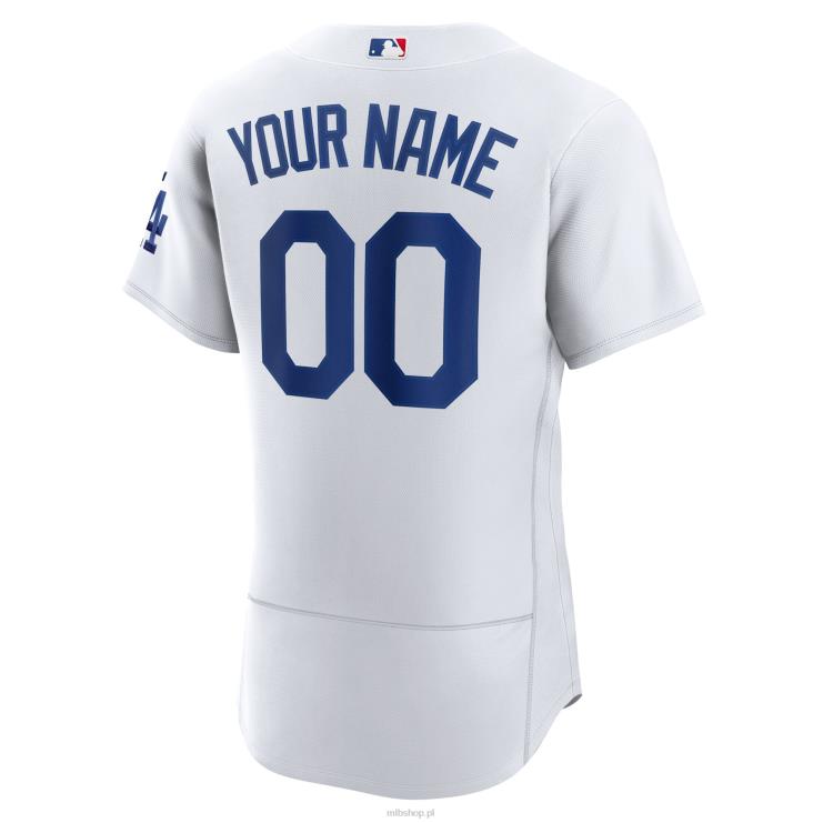 los angeles dodgers nike biała koszulka domowa z autentycznymi naszywkami mężczyźni 0J02V188 MLB Jerseys