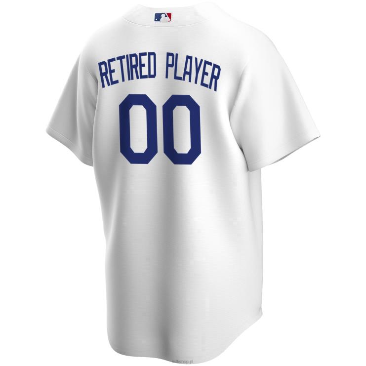 los angeles dodgers nike biała replika koszulki domowej drużyny pick-a-player na emeryturze mężczyźni 0J02V1290 MLB Jerseys
