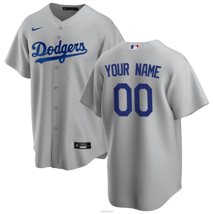 los angeles dodgers nike szara alternatywna replika niestandardowej koszulki mężczyźni 0J02V479 MLB Jerseys