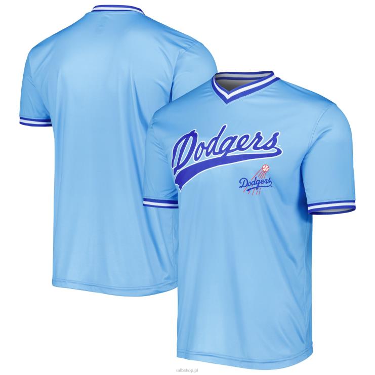 los angeles dodgers szwy jasnoniebieska koszulka zespołu cooperstown collection mężczyźni 0J02V930 MLB Jerseys
