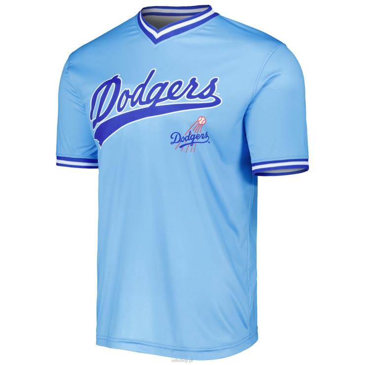 los angeles dodgers szwy jasnoniebieska koszulka zespołu cooperstown collection mężczyźni 0J02V930 MLB Jerseys