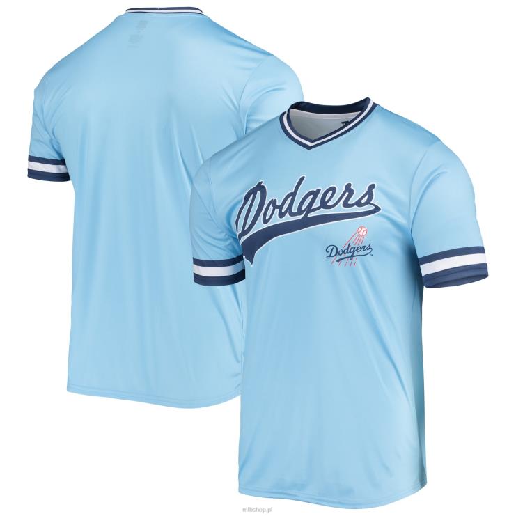 los angeles dodgers szwy niebieska/królewska koszulka cooperstown z dekoltem w szpic w kolorze drużyny mężczyźni 0J02V1137 MLB Jerseys
