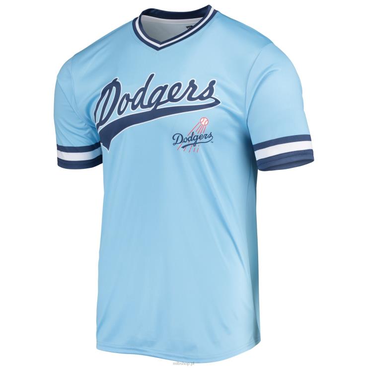 los angeles dodgers szwy niebieska/królewska koszulka cooperstown z dekoltem w szpic w kolorze drużyny mężczyźni 0J02V1137 MLB Jerseys