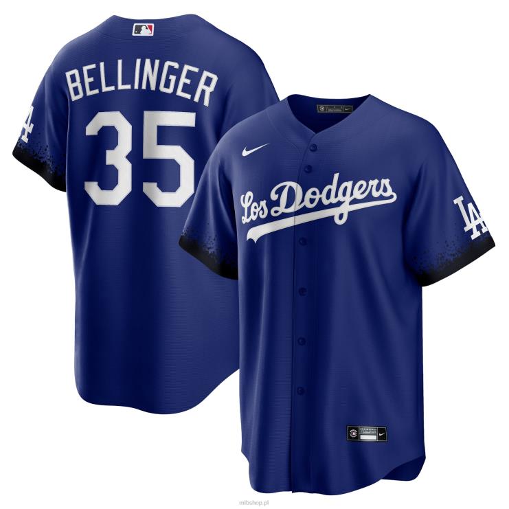 replika koszulki gracza Los Angeles Dodgers Cody Bellinger Nike Royal City Connect mężczyźni 0J02V1064 MLB Jerseys