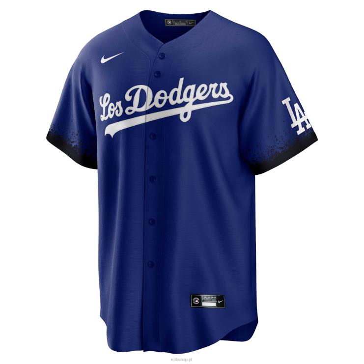 replika koszulki gracza Los Angeles Dodgers Freddie Freeman Nike Royal City Connect mężczyźni 0J02V639 MLB Jerseys