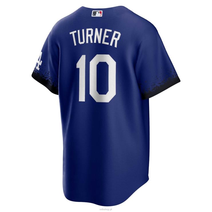 replika koszulki gracza Los Angeles Dodgers Justin Turner Nike Royal City Connect mężczyźni 0J02V630 MLB Jerseys