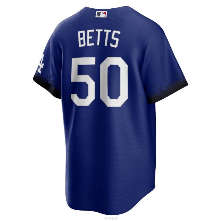 replika koszulki gracza los angeles dodgers mookie betts nike royal city connect mężczyźni 0J02V259 MLB Jerseys