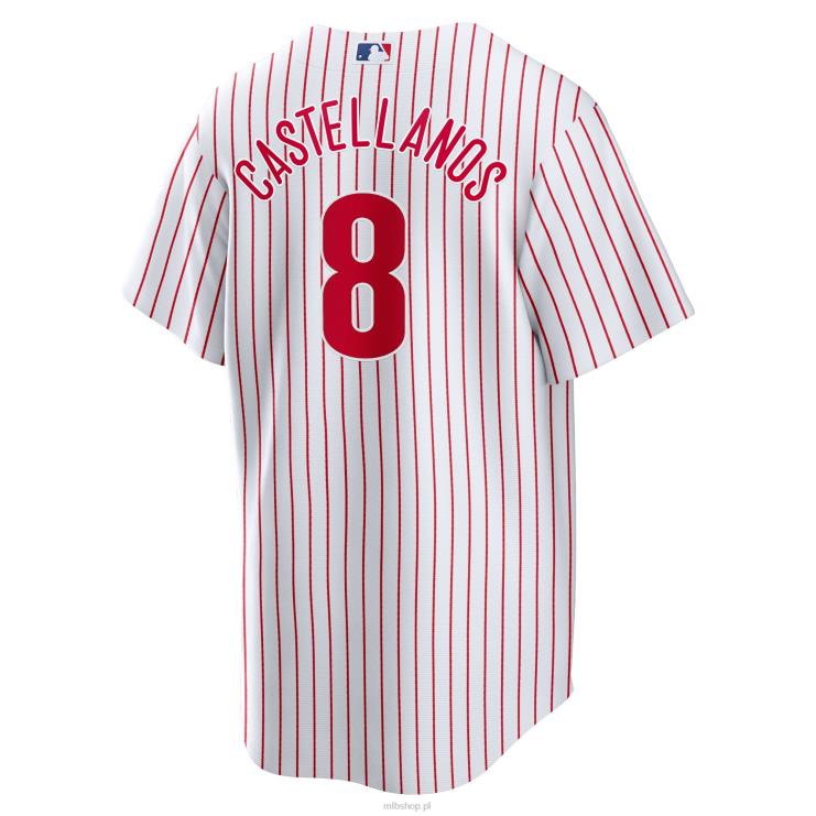 biała replika koszulki gracza philadelphia phillies nick castellanos nike mężczyźni 0J02V338 MLB Jerseys