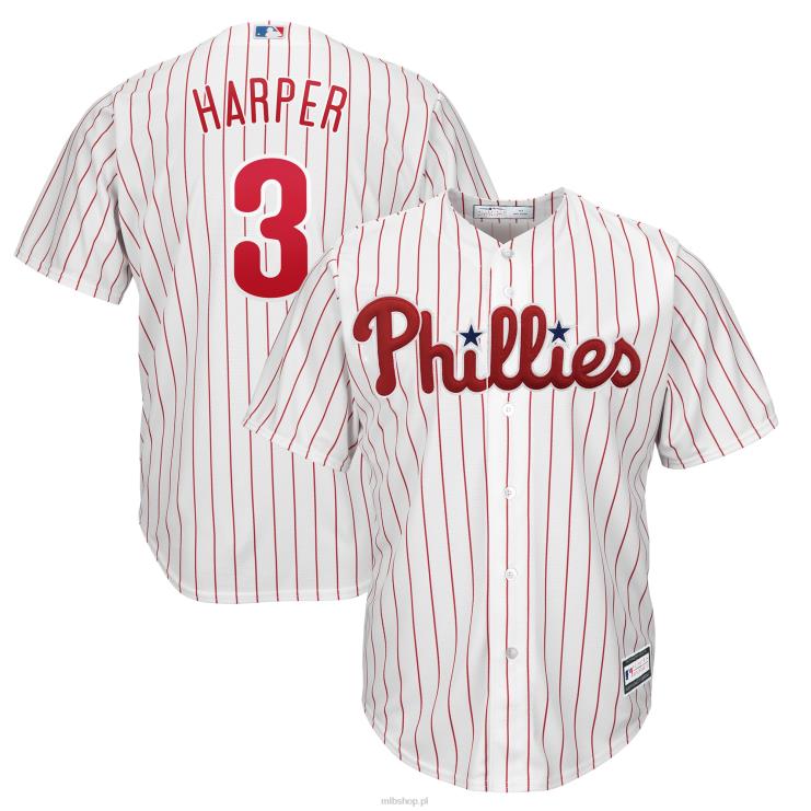 philadelphia phillies bryce harper biała replika dużej i wysokiej koszulki gracza mężczyźni 0J02V256 MLB Jerseys