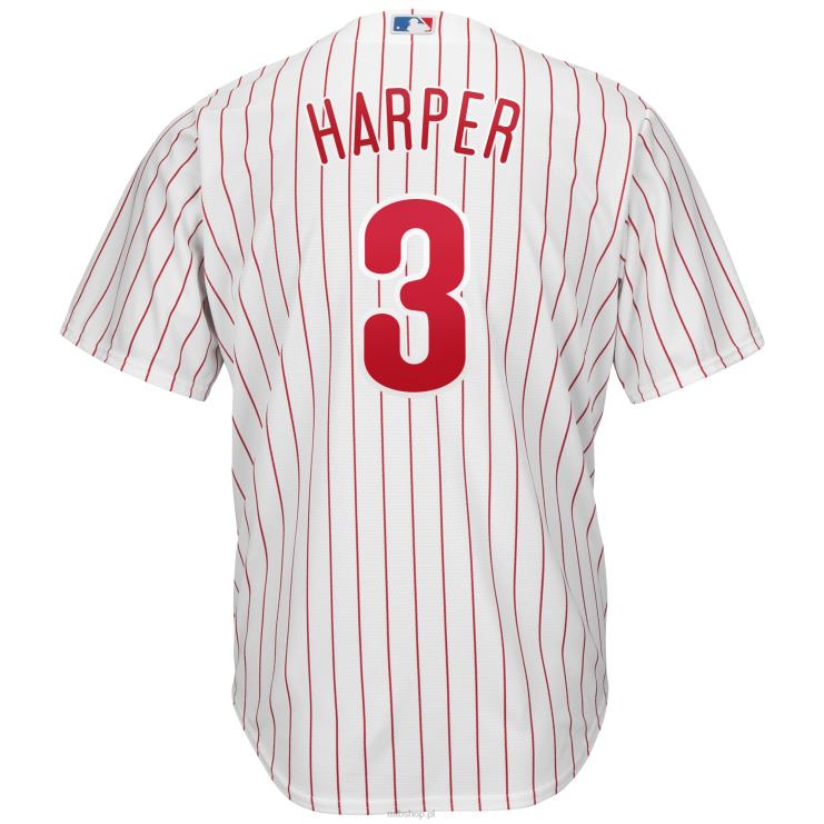 philadelphia phillies bryce harper biała replika dużej i wysokiej koszulki gracza mężczyźni 0J02V256 MLB Jerseys