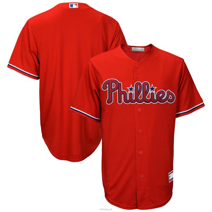 philadelphia phillies czerwona replika dużej i wysokiej koszulki drużyny mężczyźni 0J02V614 MLB Jerseys
