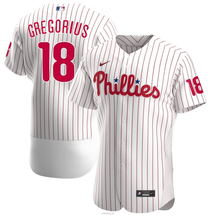 philadelphia phillies didi gregorius nike biała autentyczna koszulka domowa gracza mężczyźni 0J02V1251 MLB Jerseys