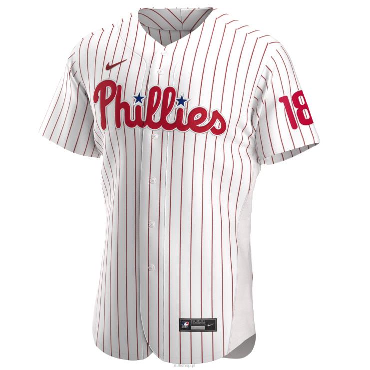 philadelphia phillies didi gregorius nike biała autentyczna koszulka domowa gracza mężczyźni 0J02V1251 MLB Jerseys