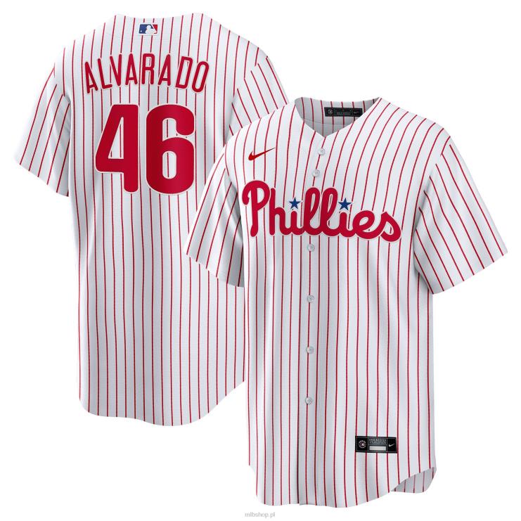 philadelphia phillies josealvarado nike biała replika domowej koszulki gracza mężczyźni 0J02V1597 MLB Jerseys