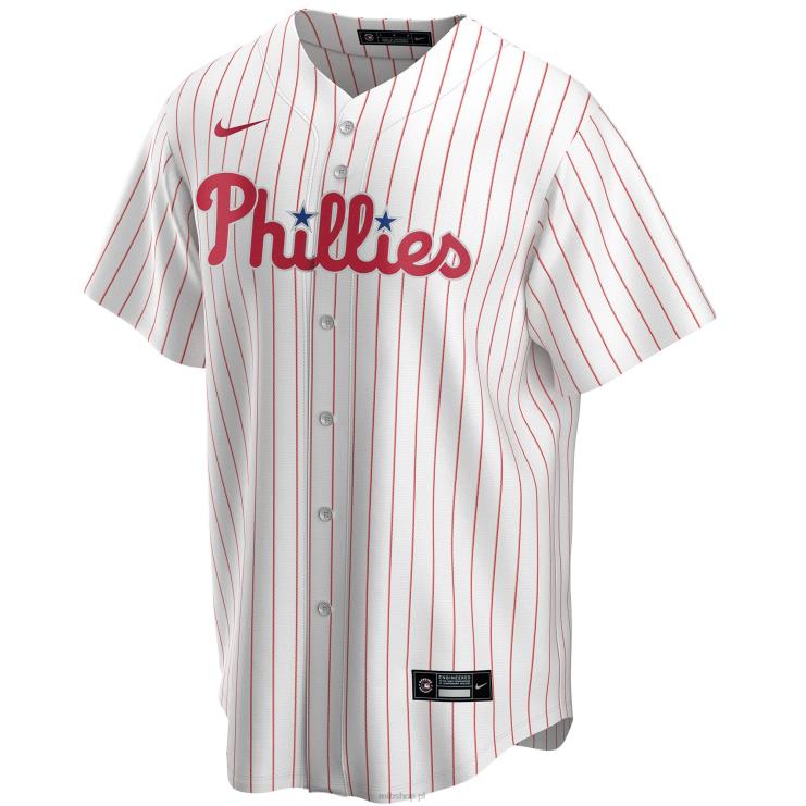 philadelphia phillies nike biała replika domowej koszulki na zamówienie mężczyźni 0J02V118 MLB Jerseys