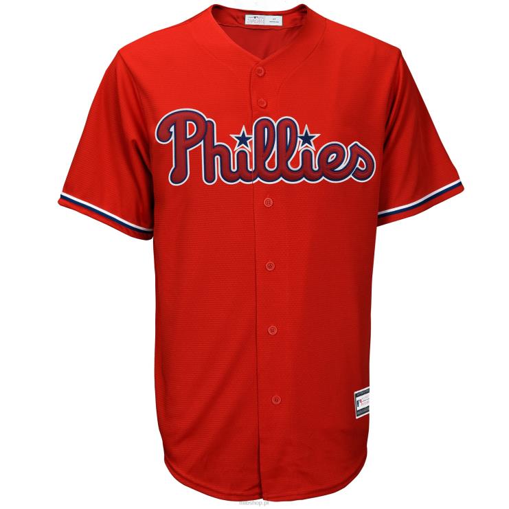 philadelphia phillies rhys hoskins czerwona replika dużej i wysokiej koszulki gracza mężczyźni 0J02V831 MLB Jerseys